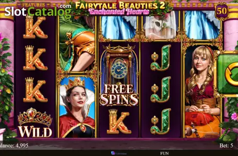 Οθόνη2. Fairytale Beauties 2 - Enchanted Hearts Κουλοχέρης