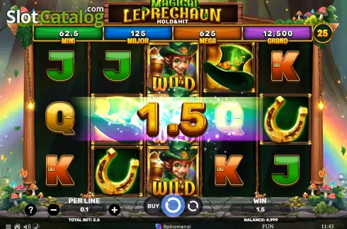 Οθόνη3. Magical Leprechaun - Hold & Hit Κουλοχέρης