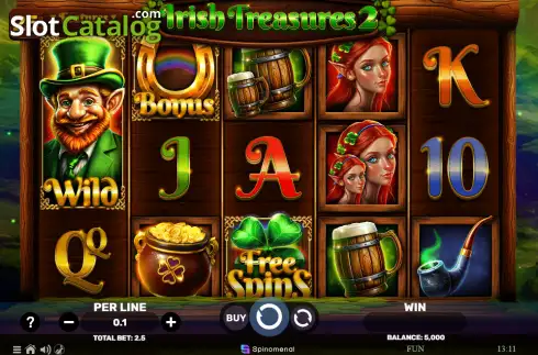Οθόνη2. Irish Treasures 2 Κουλοχέρης