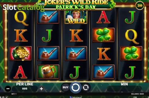 Οθόνη2. Joker's Wild Ride Patrick's Day Κουλοχέρης