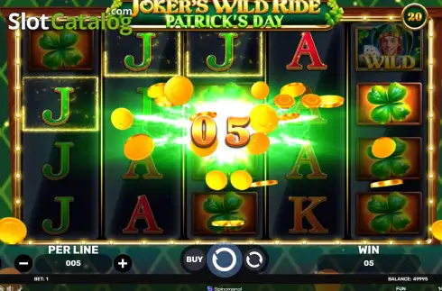 Οθόνη3. Joker's Wild Ride Patrick's Day Κουλοχέρης