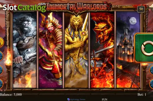 Οθόνη2. Immortal Warlords Κουλοχέρης