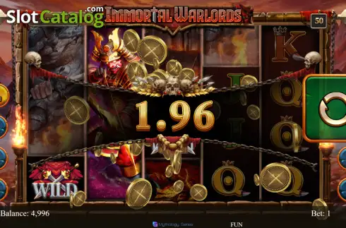 Οθόνη3. Immortal Warlords Κουλοχέρης