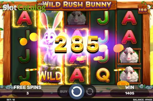 Οθόνη3. Wild Rush Bunny Κουλοχέρης 