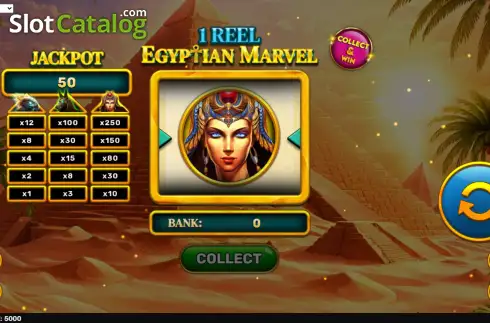 Οθόνη2. 1 Reel - Egyptian Marvel Κουλοχέρης