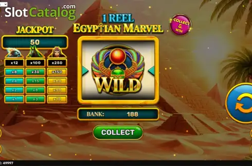 Οθόνη3. 1 Reel - Egyptian Marvel Κουλοχέρης