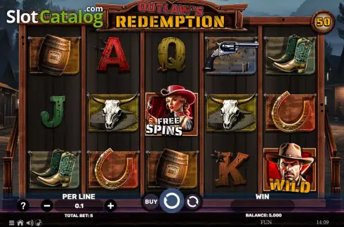 Οθόνη2. Outlaw's Redemption Κουλοχέρης