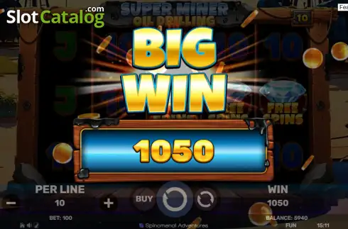 Οθόνη3. Super Miner - Oil Drilling Κουλοχέρης