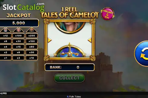Οθόνη2. 1 Reel Tales of Camelot Κουλοχέρης