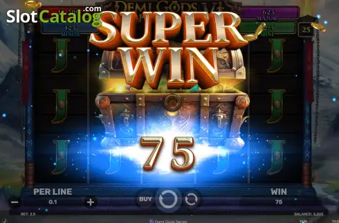 Οθόνη3. Demi Gods 6 Hold & Hit Κουλοχέρης