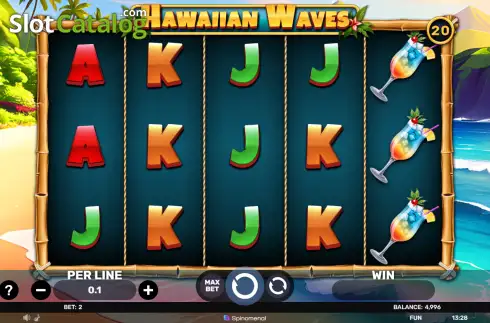 Οθόνη2. Hawaiian Waves Κουλοχέρης
