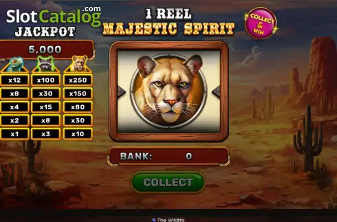 Οθόνη2. 1 Reel - Majestic Spirit Κουλοχέρης 