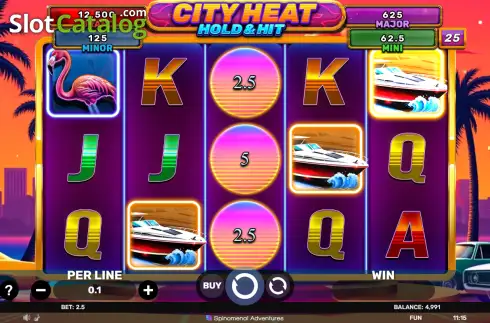 Οθόνη2. City Heat - Hold & Hit Κουλοχέρης