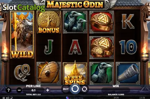Οθόνη2. Majestic Odin Κουλοχέρης
