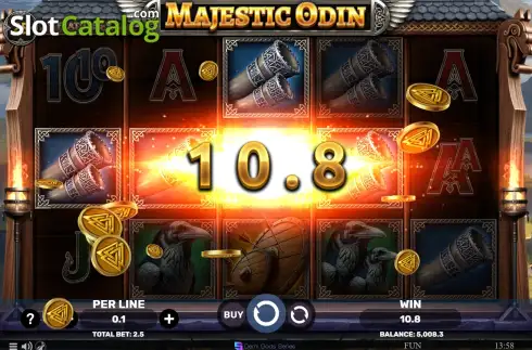 Οθόνη3. Majestic Odin Κουλοχέρης