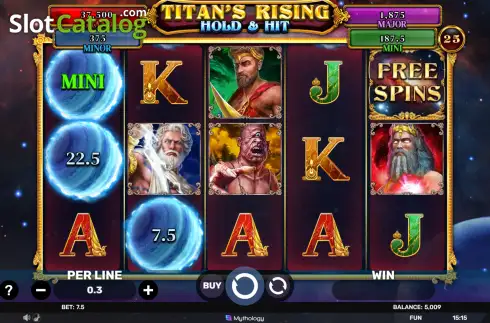 Οθόνη2. Titan's Rising - Hold & Hit Κουλοχέρης 