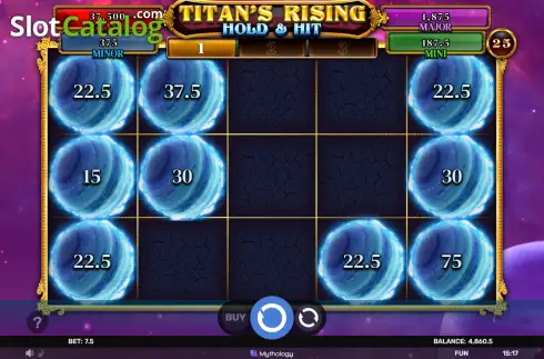 Οθόνη3. Titan's Rising - Hold & Hit Κουλοχέρης 