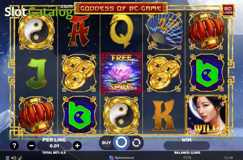 Οθόνη2. Goddess of BC Game Κουλοχέρης
