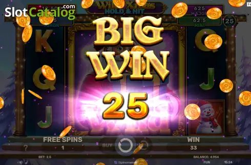Οθόνη3. Wild Xmas Hold & Hit Κουλοχέρης