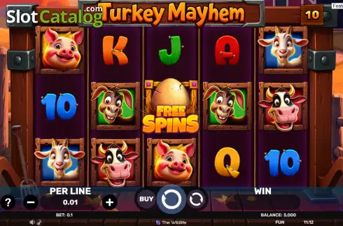 Οθόνη2. Turkey Mayhem Κουλοχέρης