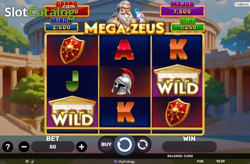 Οθόνη2. Mega Zeus - Hold & Hit 3x3 Κουλοχέρης