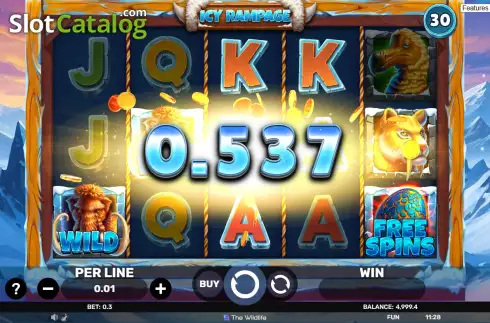 Οθόνη3. Icy Rampage Κουλοχέρης