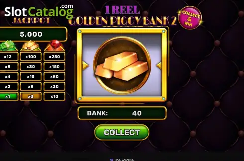 Οθόνη2. 1 Reel Golden Piggy Bank 2 Κουλοχέρης