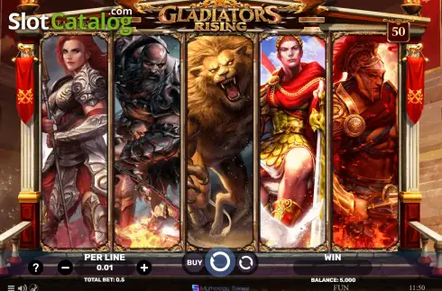 Οθόνη2. Gladiators Rising Κουλοχέρης 