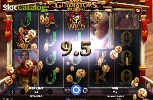Οθόνη3. Gladiators Rising Κουλοχέρης 