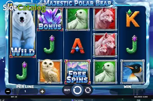 Οθόνη2. Majestic Polar Bear Κουλοχέρης 