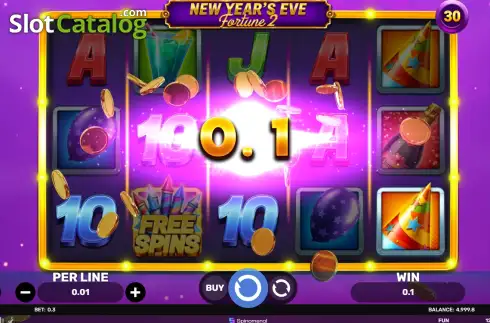 Οθόνη3. New Year's Eve Fortune 2 Κουλοχέρης