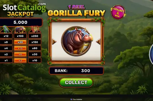 Οθόνη3. 1 Reel - Gorilla Fury Κουλοχέρης