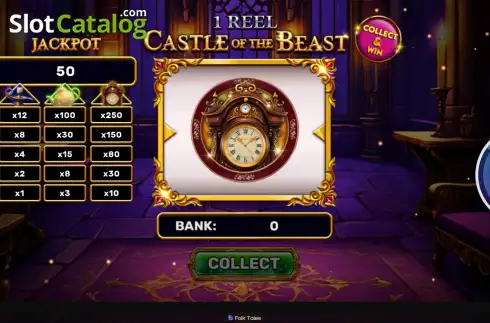 Οθόνη2. 1 Reel - Castle of the Beast Κουλοχέρης