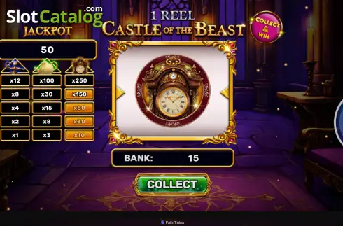 Οθόνη3. 1 Reel - Castle of the Beast Κουλοχέρης