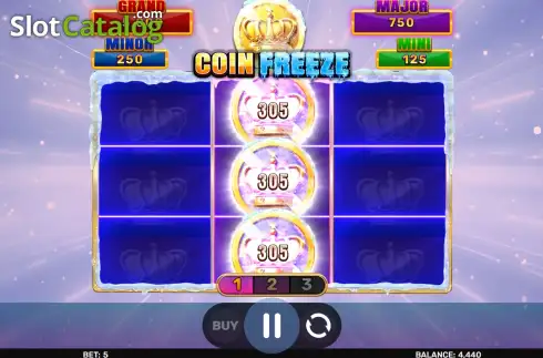 Οθόνη3. Coin Freeze - Hold & Hit 3x3 Κουλοχέρης