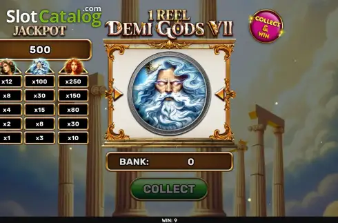 Οθόνη3. 1 Reel - Demi Gods 7 Κουλοχέρης