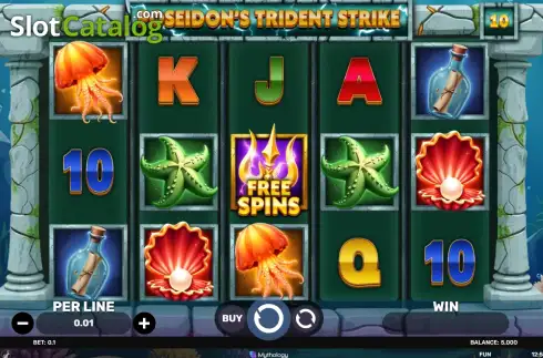 Οθόνη2. Poseidon's Trident Strike Κουλοχέρης 