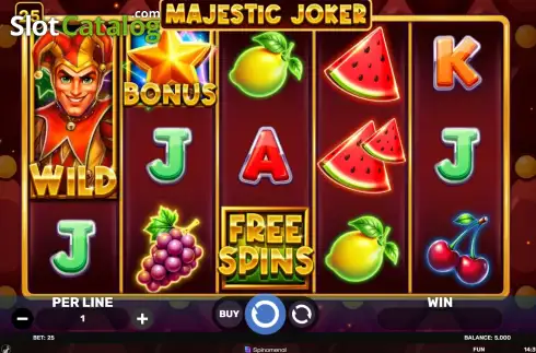 Οθόνη2. Majestic Joker Κουλοχέρης