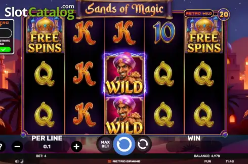 Οθόνη2. Sands of Magic Κουλοχέρης