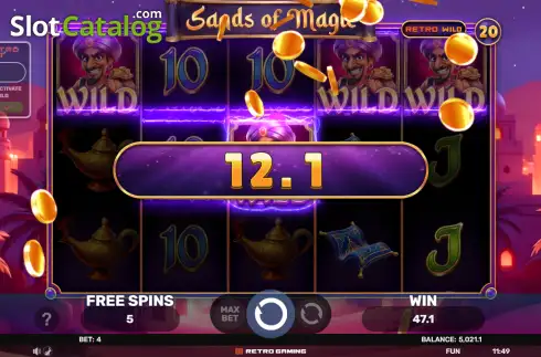 Οθόνη3. Sands of Magic Κουλοχέρης