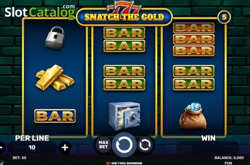 Οθόνη2. 777 Snatch The Gold Κουλοχέρης 