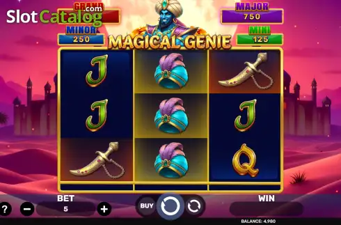 Οθόνη2. Magical Genie - Hold & Hit 3x3 Κουλοχέρης 