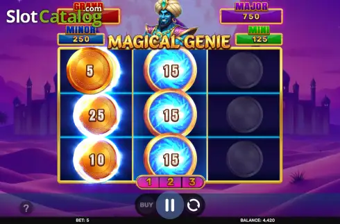 Οθόνη3. Magical Genie - Hold & Hit 3x3 Κουλοχέρης 