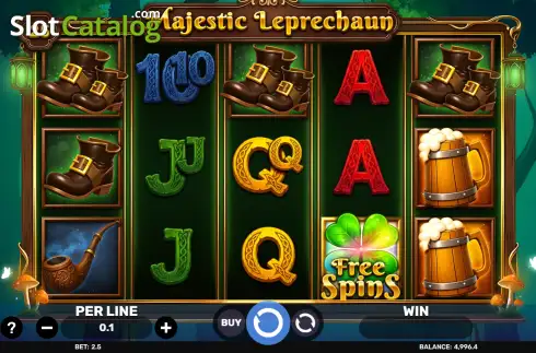 Οθόνη2. Majestic Leprechaun Κουλοχέρης