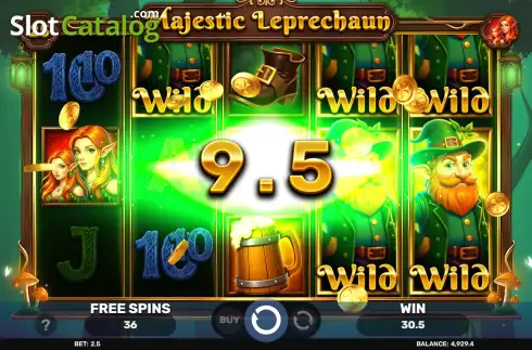 Οθόνη3. Majestic Leprechaun Κουλοχέρης