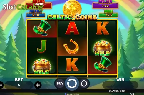 Οθόνη2. Celtic Coins - Hold & Hit 3x3 Κουλοχέρης