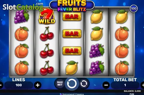 Οθόνη2. Fruits Fever Blitz Κουλοχέρης