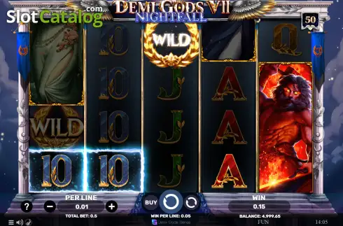 Οθόνη3. Demi Gods 7 - Nightfall Κουλοχέρης