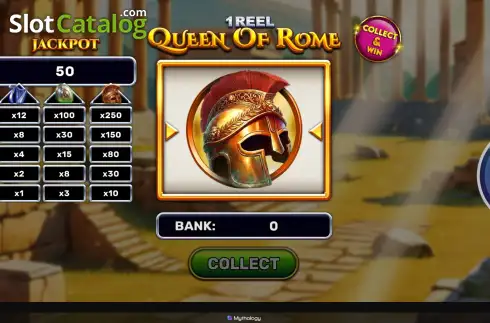 Οθόνη2. 1 Reel - Queen of Rome Κουλοχέρης