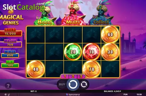 Οθόνη3. 3 Magical Genies Κουλοχέρης
